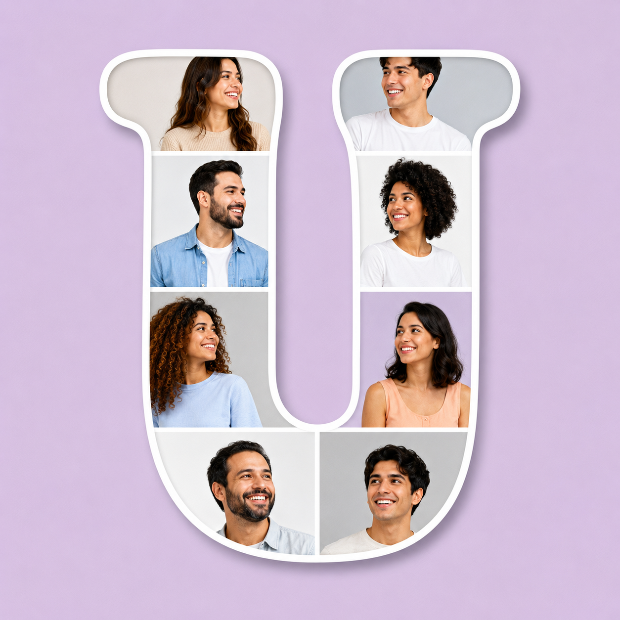 Alphabet U Photo Rakhi