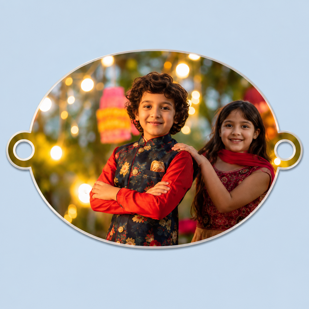 Personalized Photo Basic Shape Rakhi