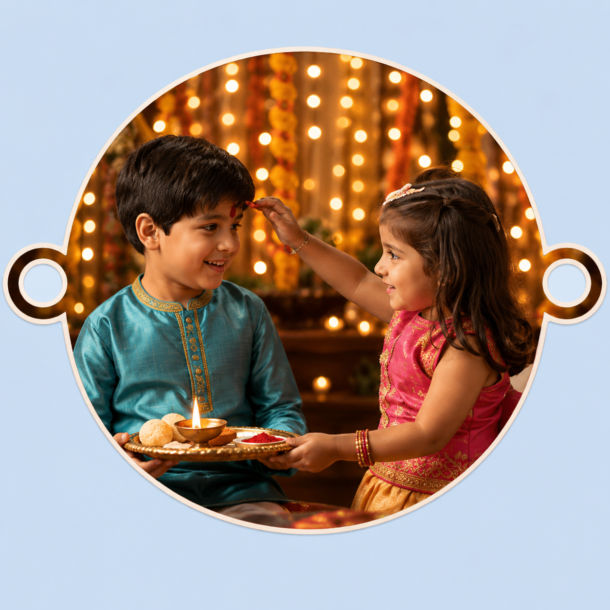 Personalized Photo Basic Shape Rakhi