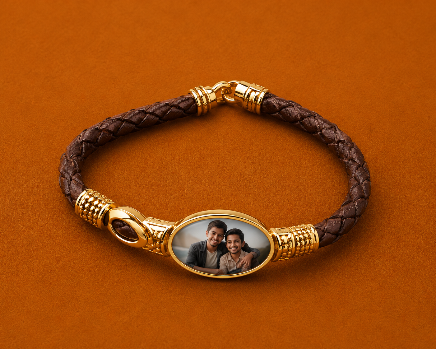 Personalized Photo Bracelet Rakhi for Brother (Copy)