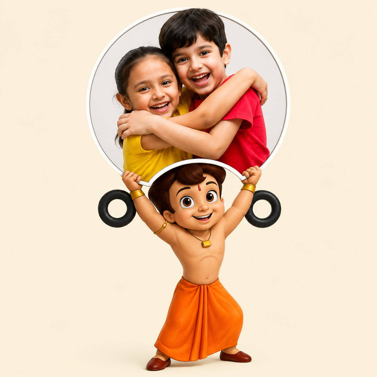 Personalized Photo Cartoon Rakhi