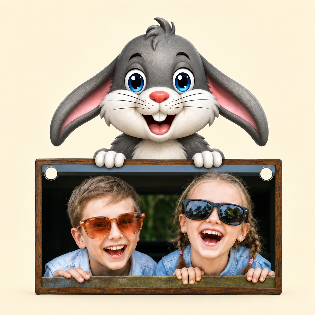 Personalized Photo Cartoon Rakhi