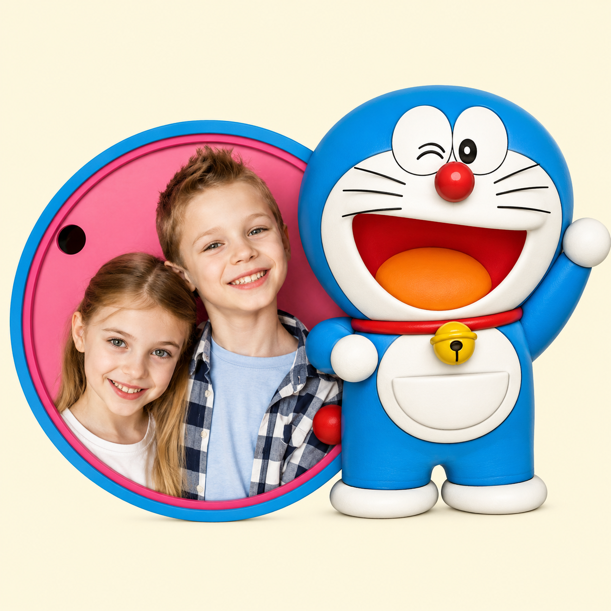 Personalized Doremon Photo Cartoon Rakhi