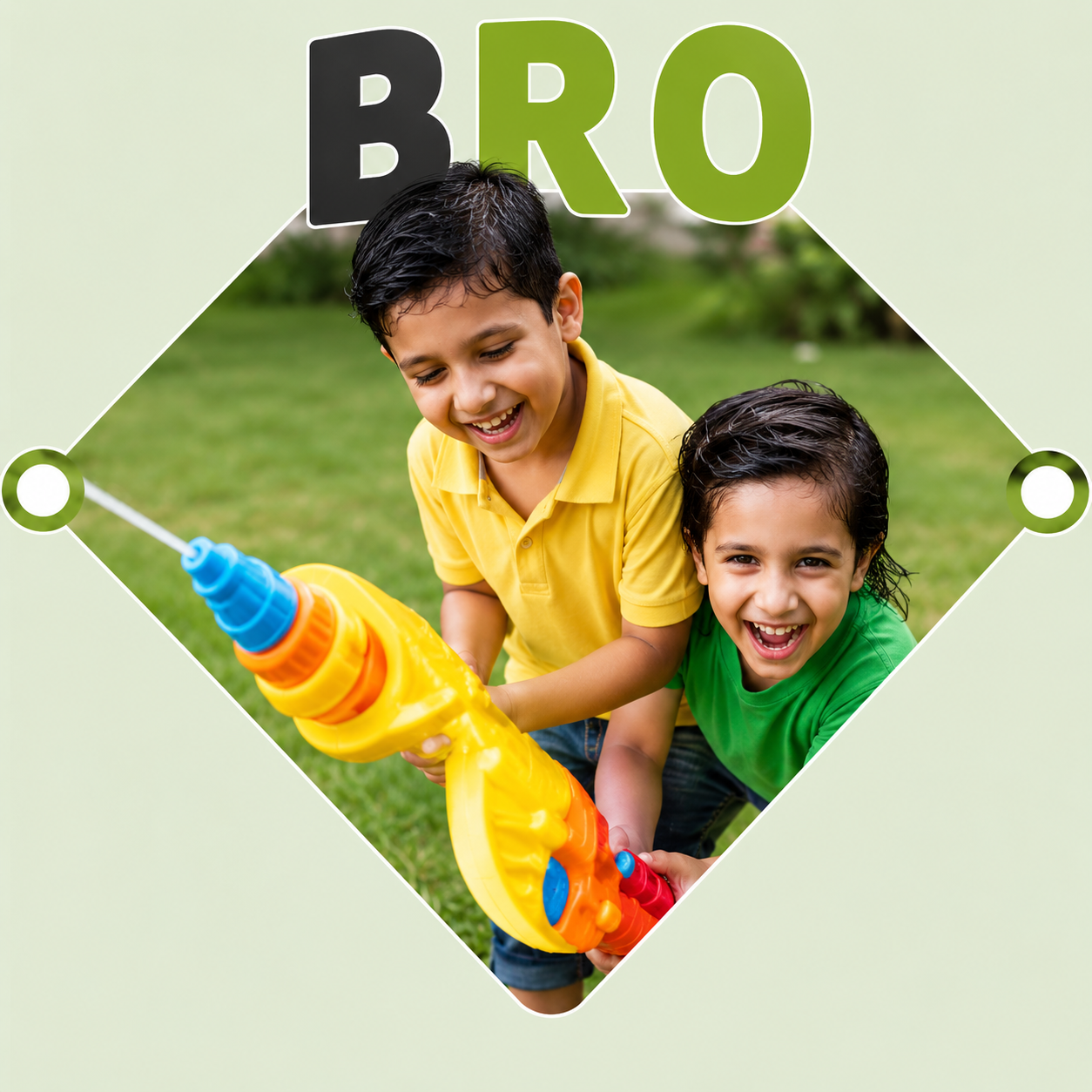 Caring Brother Photo MDF Text Rakhi
