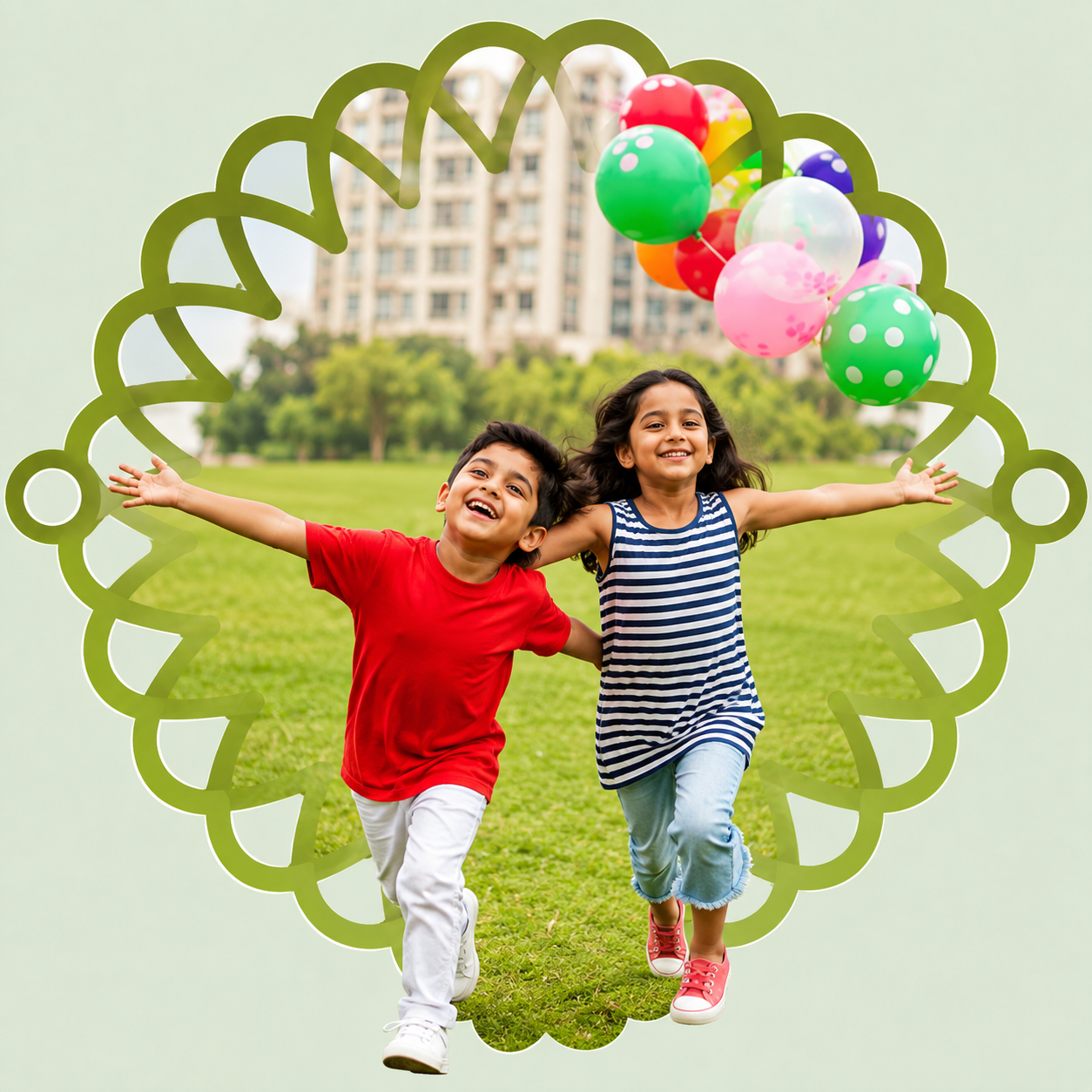 Caring Brother Photo MDF Text Rakhi