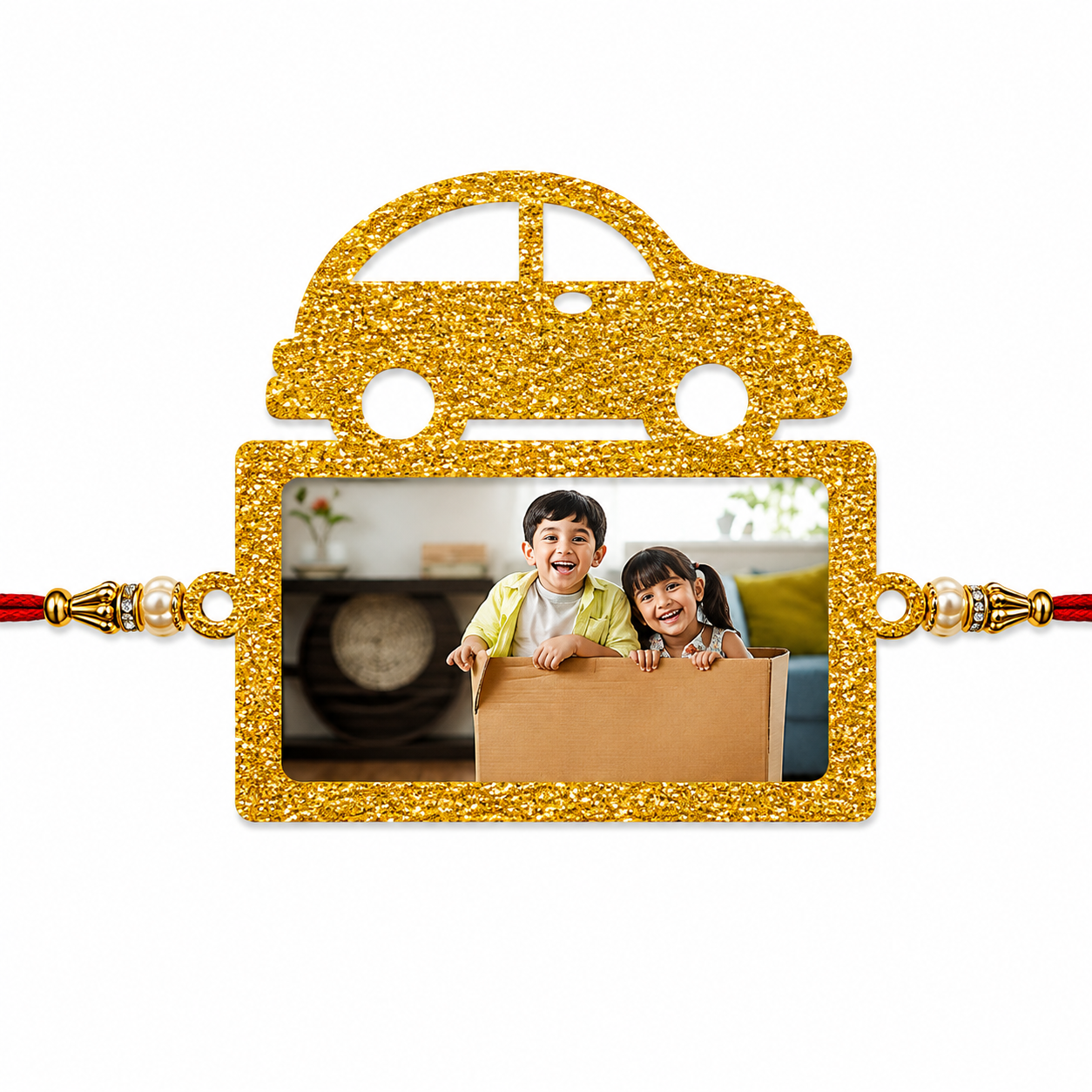 Glitter Photo Sublimation Rakhi
