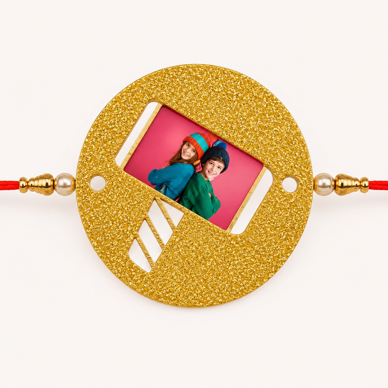 Glitter Photo Sublimation Rakhi