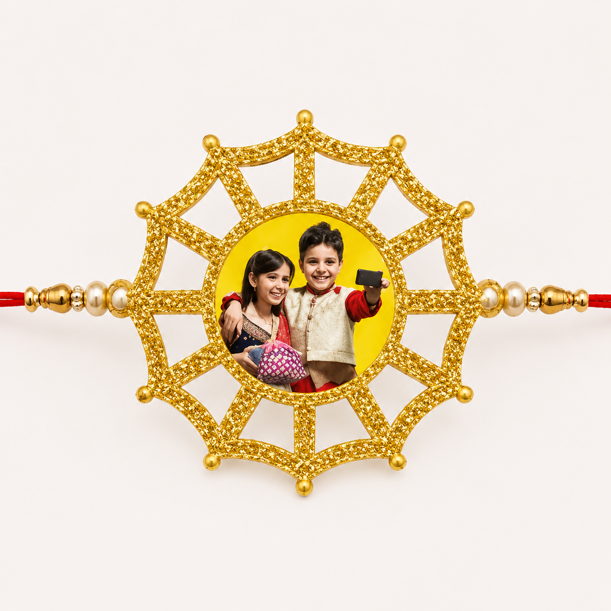 Glitter Photo Sublimation Rakhi