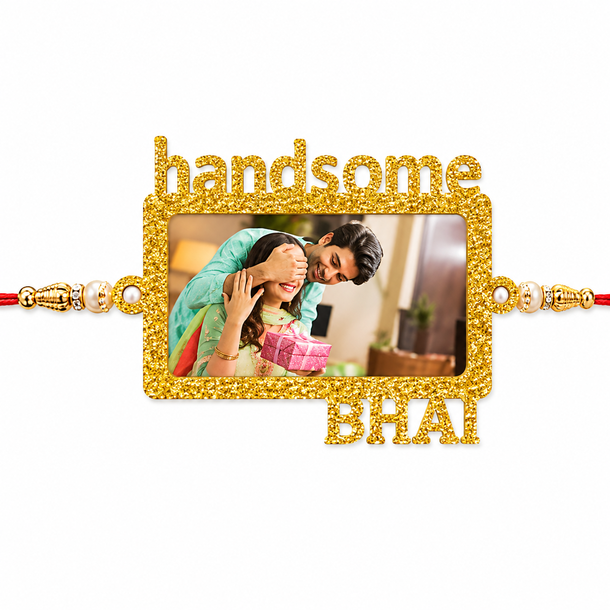 Glitter Photo Sublimation Rakhi