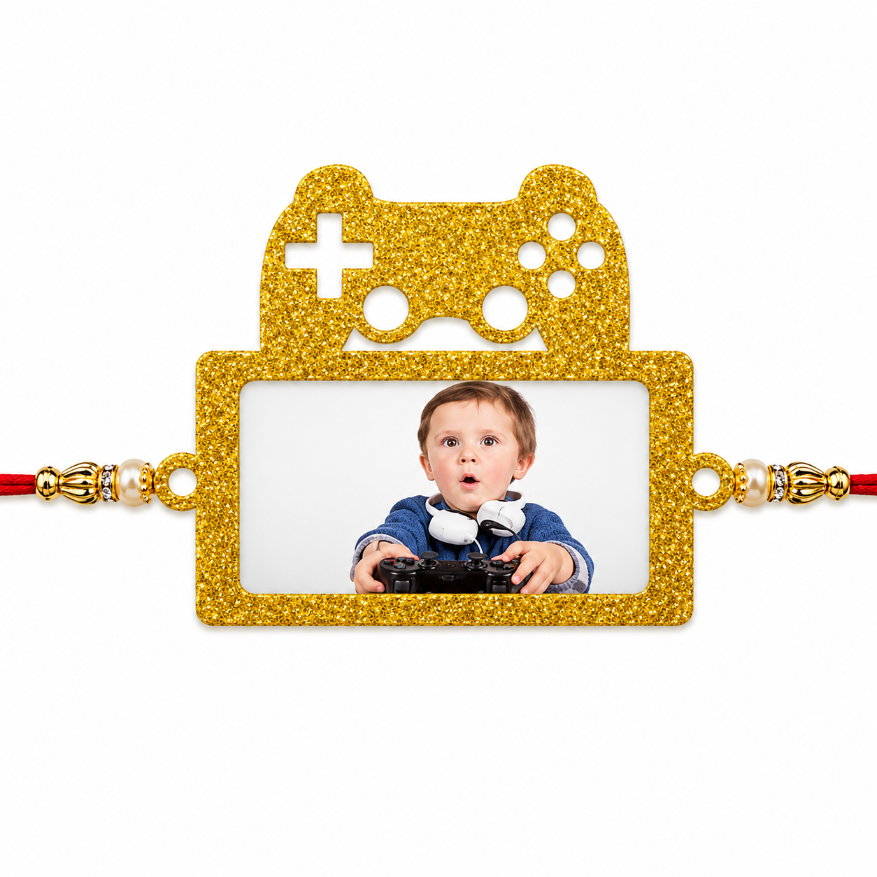 Glitter Photo Sublimation Rakhi