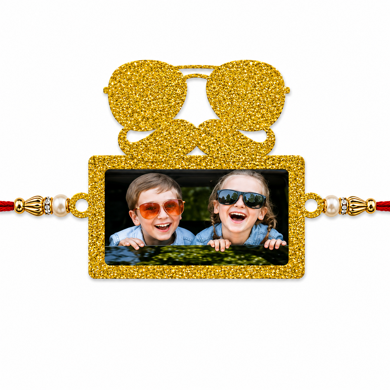 Glitter Photo Sublimation Rakhi