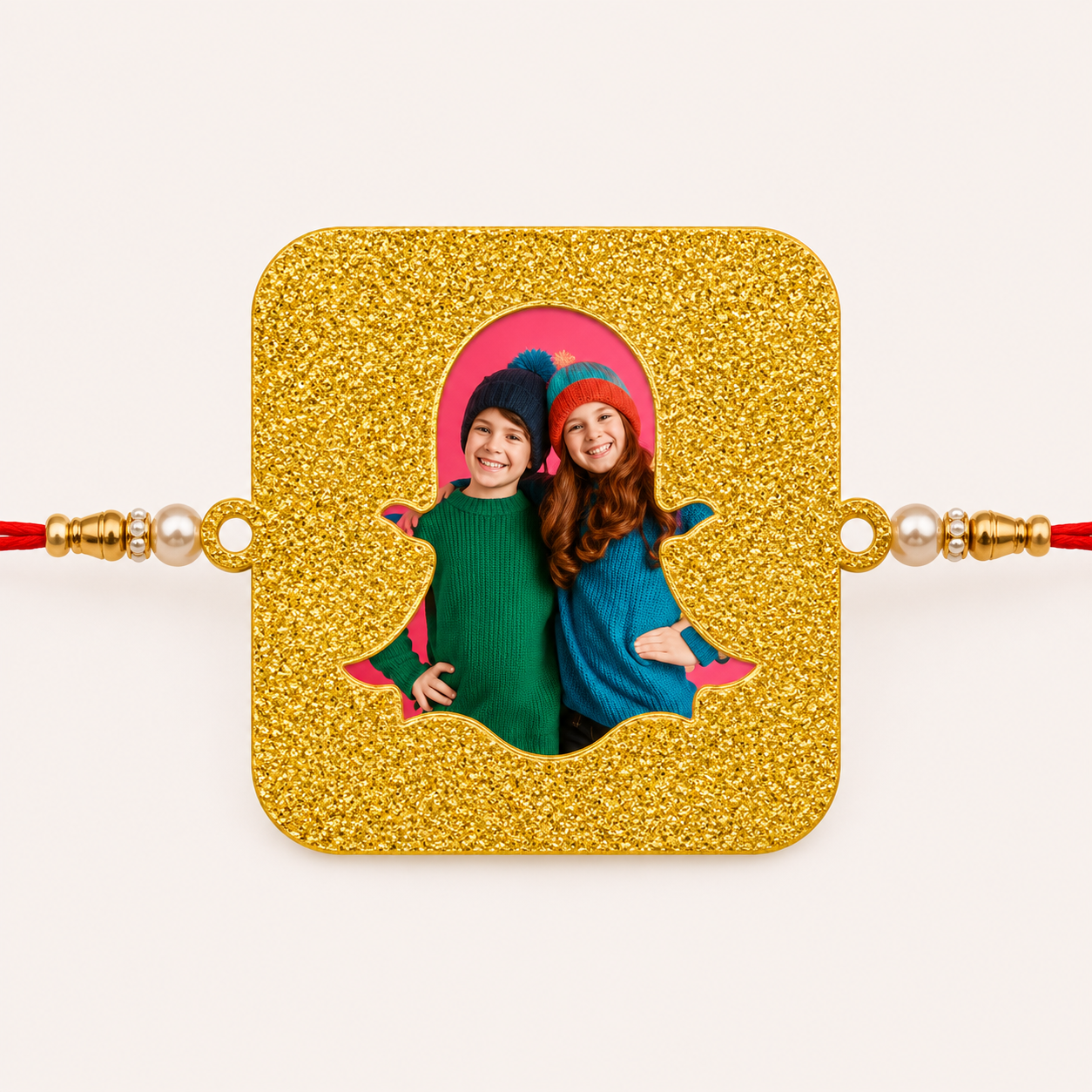 Glitter Photo Sublimation Rakhi