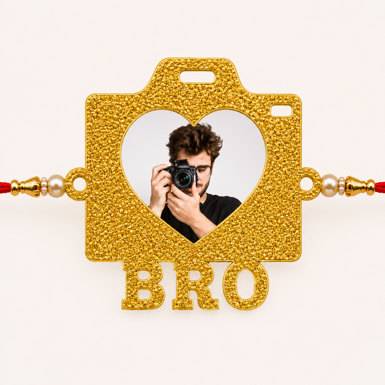 Glitter Photo Sublimation Rakhi