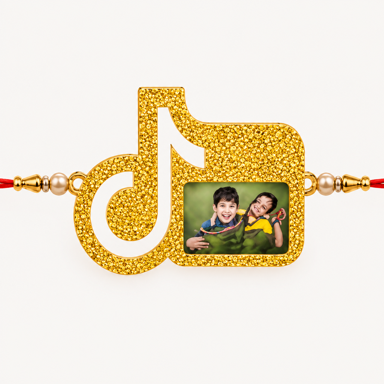 Glitter Photo Sublimation Rakhi