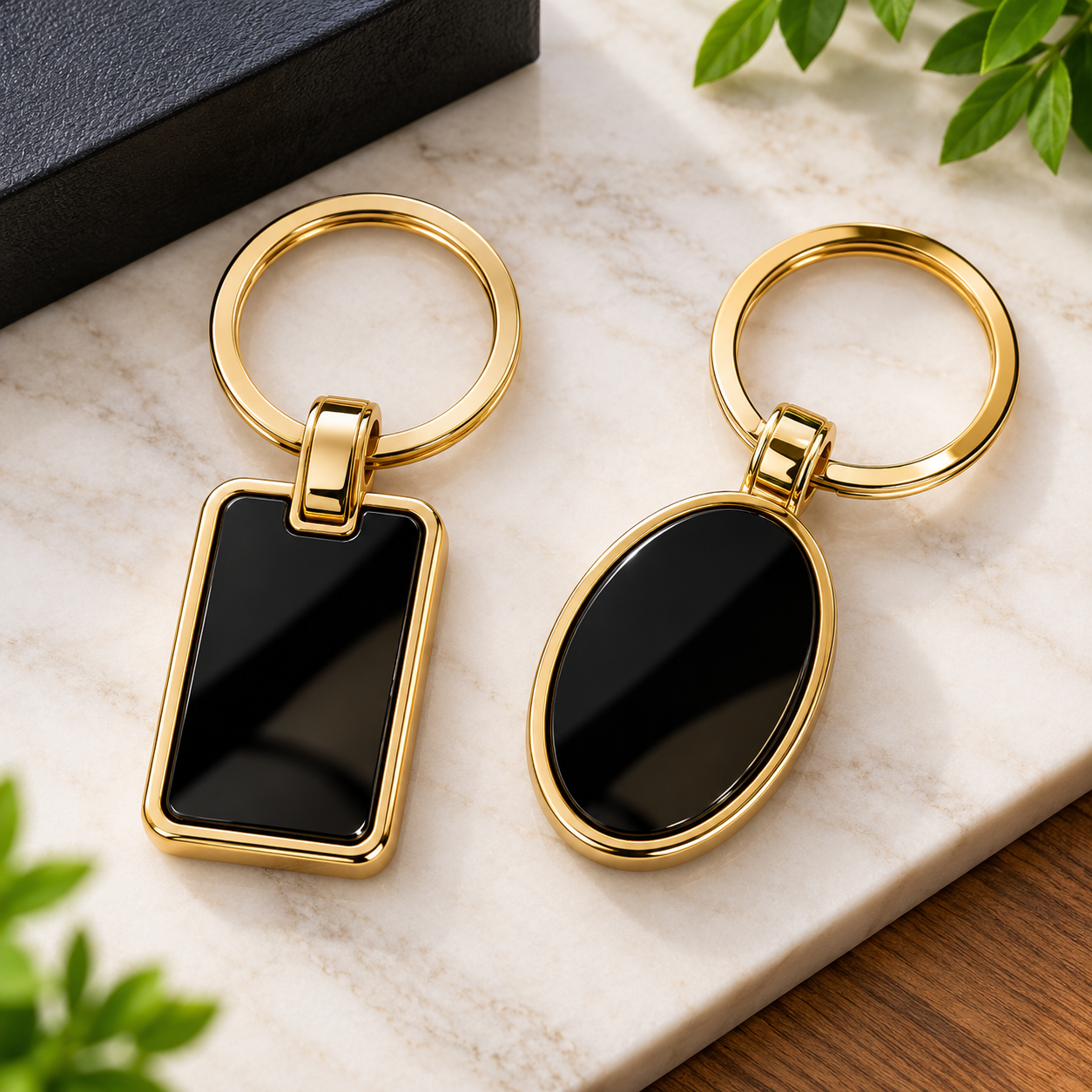 Golden Metal Keychain