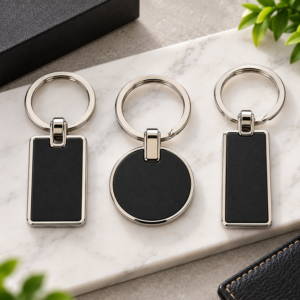 Silver Metal Keychain