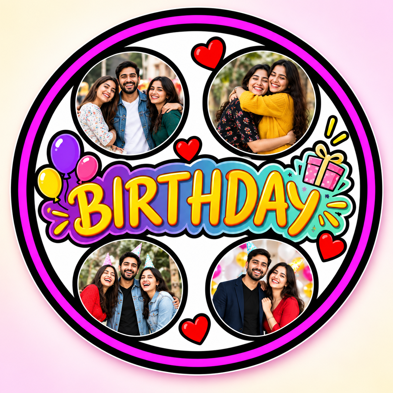 Neon Frame – Personalized Glowing Photo Gift