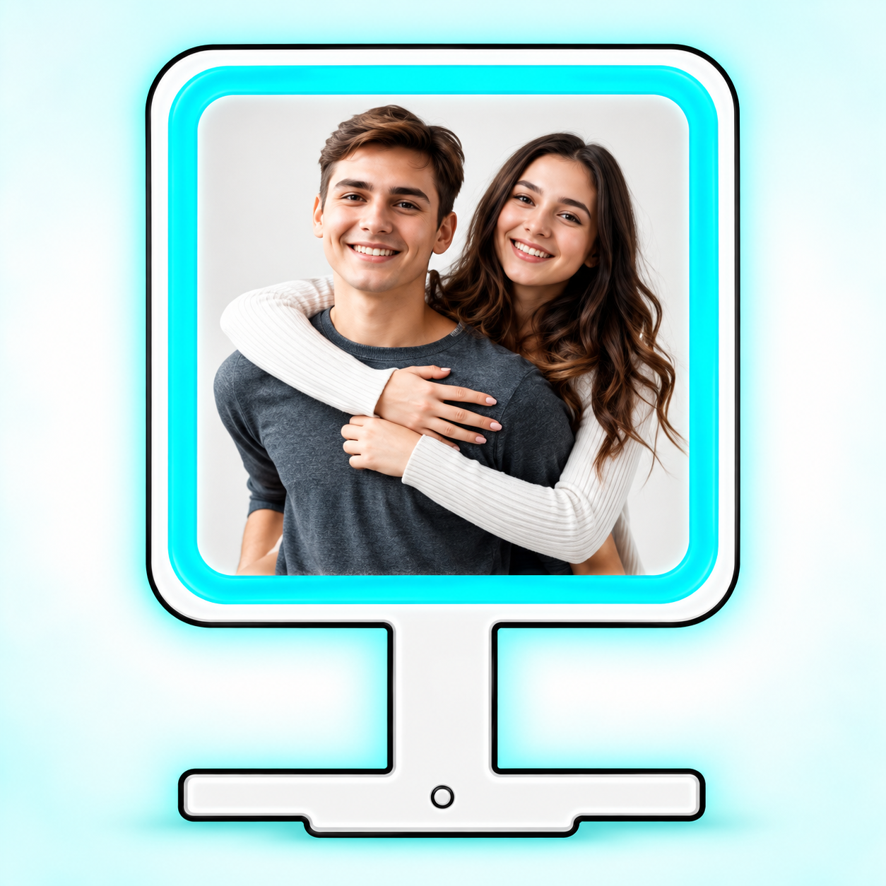 Neon Frame – Personalized Glowing Photo Gift