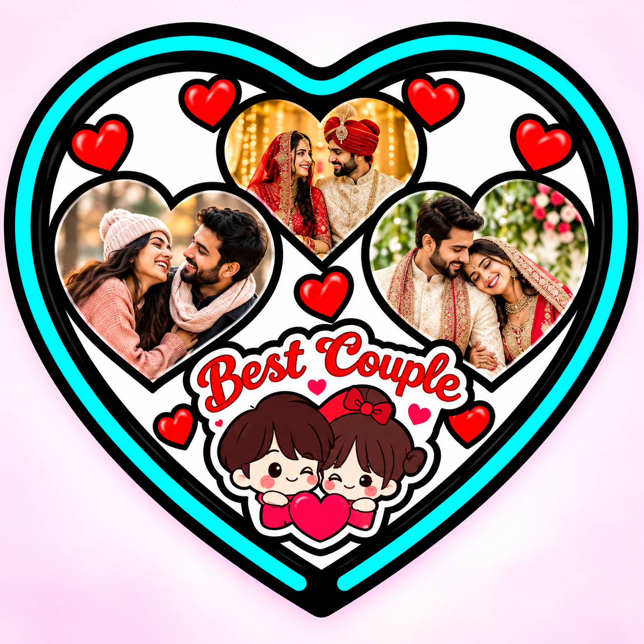 Neon Frame – Personalized Glowing Photo Gift