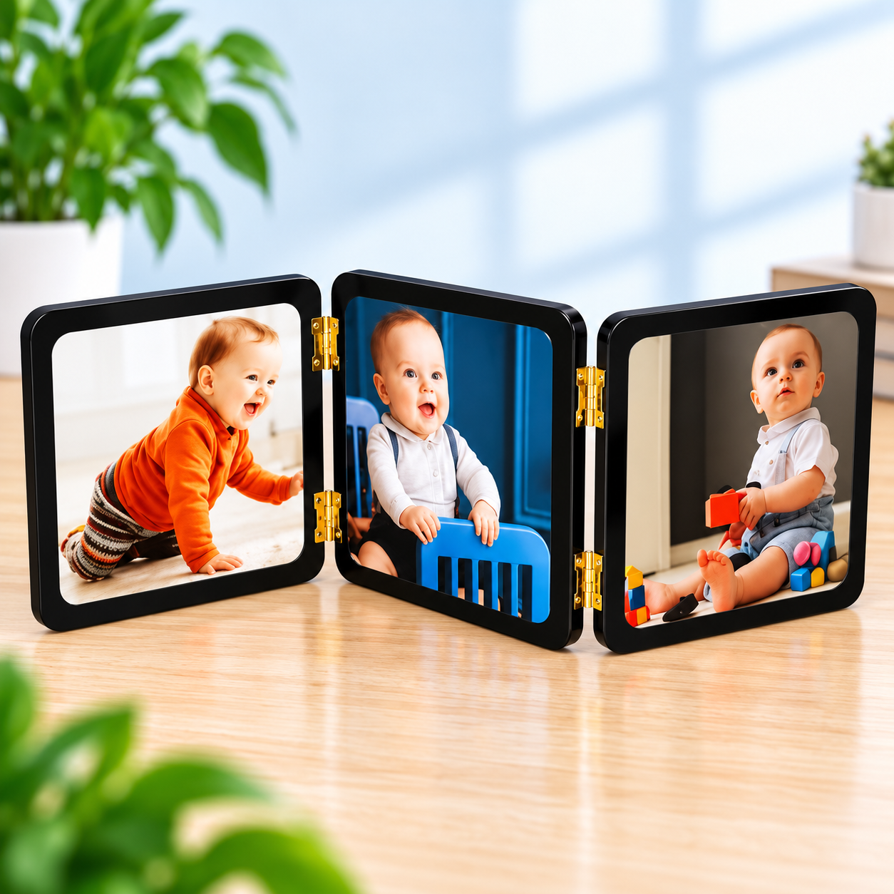 Three-Fold Frame | Personalized Photo Gift
